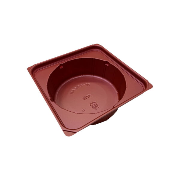 中仕切カップ 70-3丸 かん合 赤 アクタ 重箱 折箱 高級 食品容器 00656522