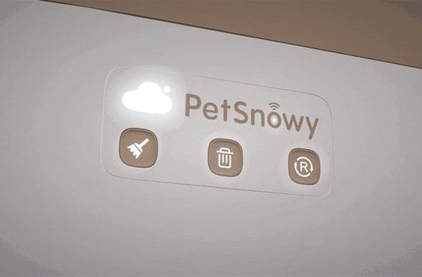 PetSnowy 全自動猫 トイレ 猫ちゃんに心地よいトイレ空間 自動梱包 徹底消臭 Premium