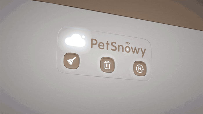 PetSnowy 全自動猫 トイレ 猫ちゃんに心地よいトイレ空間 自動梱包 徹底消臭 Premium
