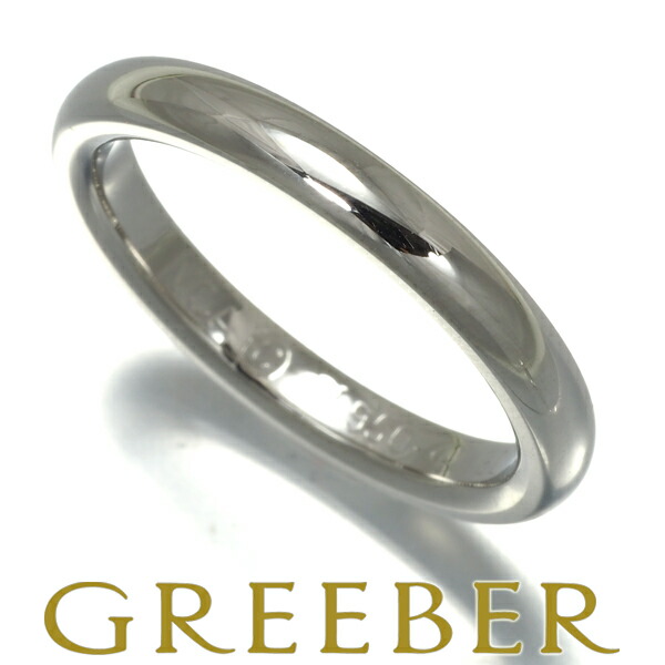 ヴァンクリーフ&アーペル リング ウェディング 2.5mm 47号 Pt950 保証書BLJ