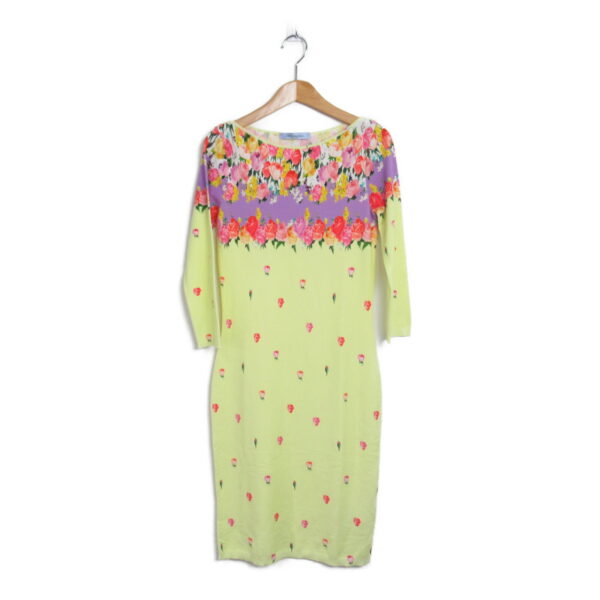 11/4 20時より ブルマリン Blumarine ワンピース 衣料品 トップス レーヨン レディース イエロー系 | 衣類 ブランド