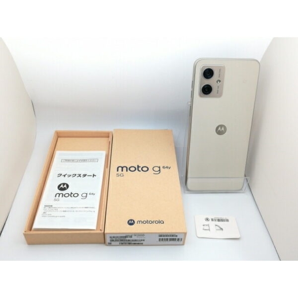 MOTOROLA ymobile moto g64y 5G バニラクリーム 4GB 128GB PB2F0002JP保証期間３ヶ月