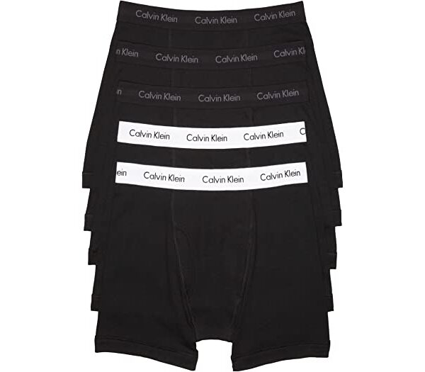 (取寄) カルバンクライン アンダーウェア メンズ コットン クラシックス 5 パック ボクサー ブリーフ Calvin Klein Underwear men Calvin Klein Underwear Cotton Classics 5 pack Boxer Brief Black/Charcoal Heather/Blue Shadow