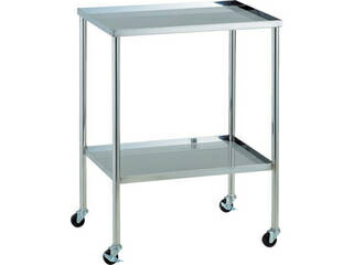 TRUSCO/トラスコ中山 抗菌SUSワゴン 上下皿 600X450 KSCW-2B