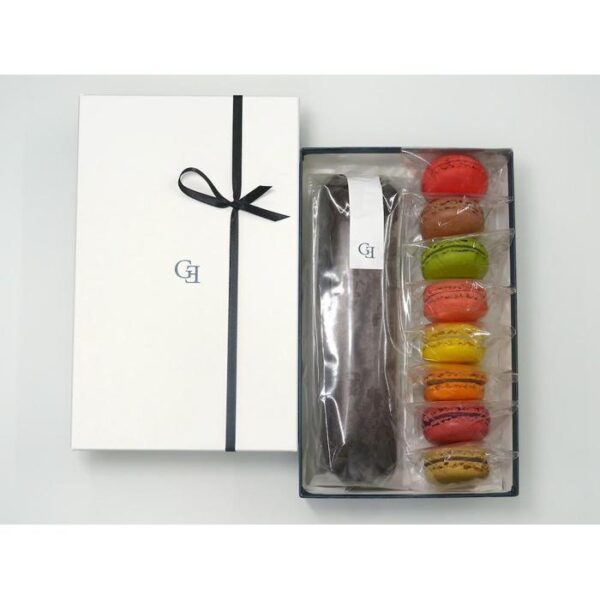 グランディールアンサンブル 　ケークオショコラオランジュ（1本）・マカロン（8個）セット | 菓子 おかし 食品 人気 おすすめ 送料無料