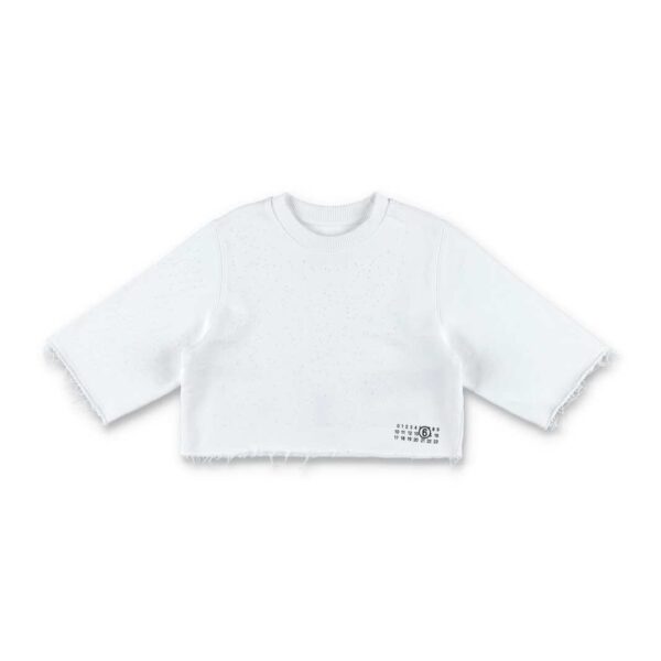 MM6 MAISON MARGIELA エムエムシックス メゾン マルジェラ ホワイト WHITE トップス ガールズ 春夏2024 M60549MM02CM6100 ia