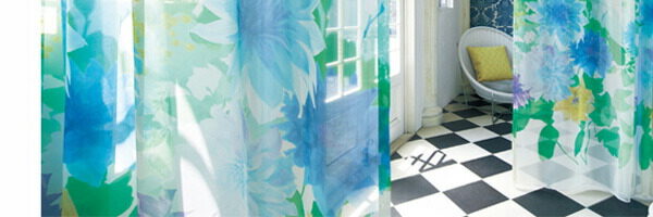 filo フィーロ 川島織物セルコン オーダーカーテン▼ファインウェーブ縫製ヨコ使い・下部3ッ巻 約2倍ヒダ 両開き▼マレリネFF5207〜5208 防炎