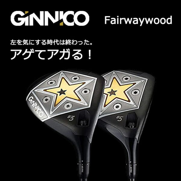 GINNICO FAIRWAYWOOD ジニコ フェアウェイウッド イオンスポーツ EON_SPORTS DERA_MAX_GOLF_SHAFT 03β_Premium デラマックス カスタムクラブ