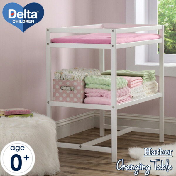 Online ONLY(海外取寄)/ チェンジングテーブル ハーバー ホワイト オムツ替え台 Delta