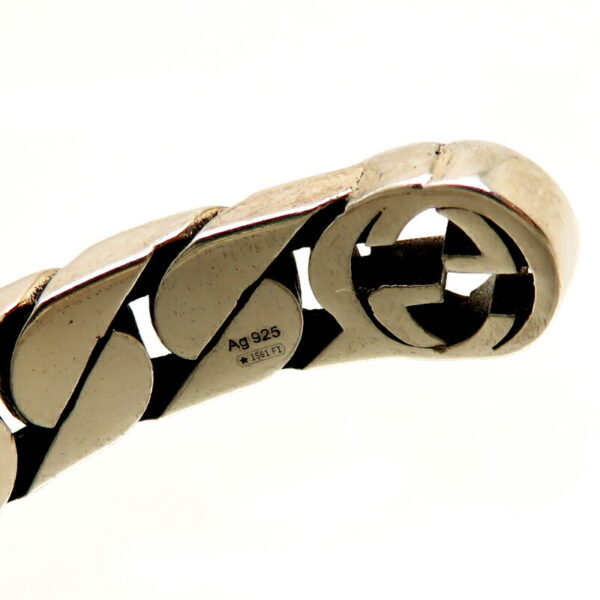 グッチ SV925 インターロッキングG レディース バングル シルバー925 DH77363