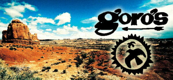 ゴローズ goro's 原宿フリージア サドルレザー二つ折りウォレット 金メタル付シルバーコンチョ・アポロコンチョ×6個付 革財布