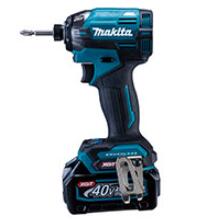 ◆マキタ 充電式インパクトドライバ ［ TD002GRDX ］ 40Vmax セット品 青　バッテリBL4025×2本・充電器DC40RA・ケース付※沖縄・離島は別途送料が必要