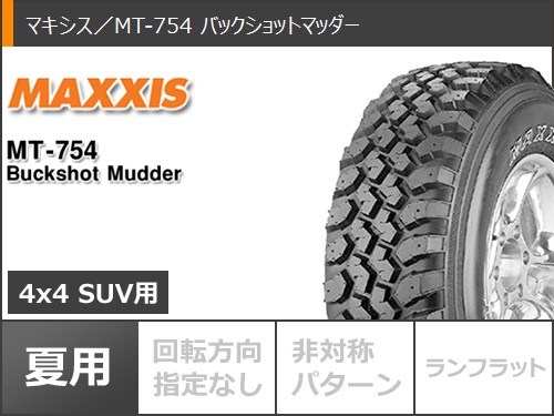 ハスラー用 サマータイヤ マキシス MT-754 バックショットマッダー 195R14C 106/104R 8PR アウトラインホワイトレター MLJ デイトナ SS 5.0-14 タイヤホイール4本セット