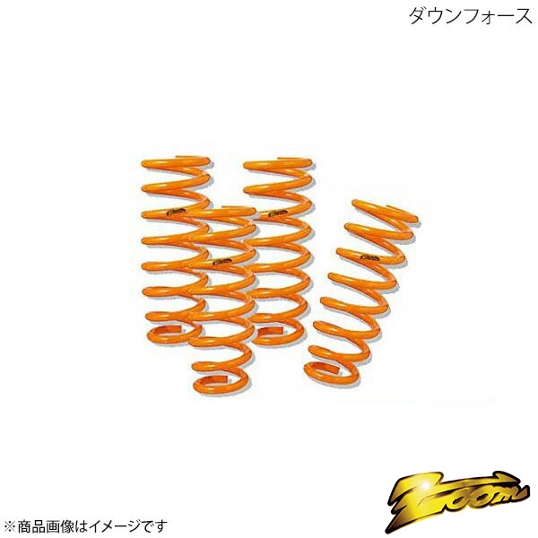 zoom ズーム ダウンサス ダウンフォース 1台分 日産 サニー FB15 H10/10〜H16/10 エンジン型式:QG15DE ZNI031021SDF